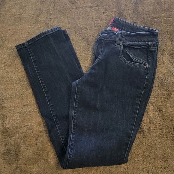 ELLE Monaco Dark Wash Jeans Size 6 - Picture 2 of 7